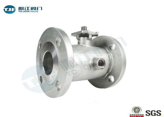 Jacketed Industrial Ball Valve Direct - Mount One Piece Flanged DIN / ISO 5211