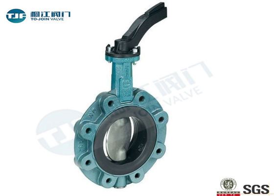 NBR Lined Marine Butterfly Valves Ductile Iron Made Lugged &amp; Tapped