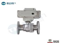 ASME B16.34 SS 304 Electric Ball Valve AC 220V Type For Oil Industry supplier