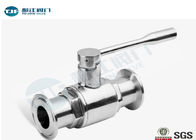 Threaded / Flanged / Clamped Stainless Steel Sanitary  Ball Valve For Food Industry supplier