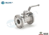 Carbon Steel Mounting Pad Reduced Port Ball Valve With Flange Ends Class 150 supplier
