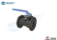 Carbon Steel Mounting Pad Reduced Port Ball Valve With Flange Ends Class 150 supplier