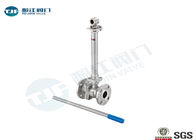 2 - Piece Flanged Full Port Cryogenic Ball Valve Flanged RF End  LCB / WCC supplier