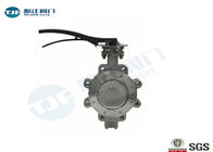 Lug Style Wafer Butterfly Valve , Double Eccentric Butterfly Valve supplier
