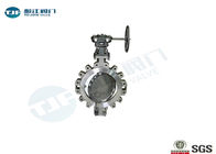 Lug Style Wafer Butterfly Valve , Double Eccentric Butterfly Valve supplier