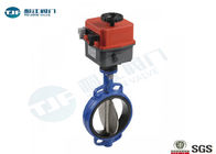 110V - 230V Electrically Operated Butterfly Valve Cast Steel Material Made supplier