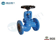 Cast Iron GG25 Globe Stop Valves Flange Type PN 16 With Balanced Disc supplier