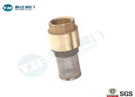 PN10 Brass Non Return Check Valve BSP Thread Ends Type With Stainless Strainer supplier