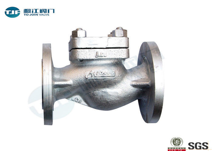 Manual Stainless 304 Non Return Check Valve Flanged Connection Style supplier