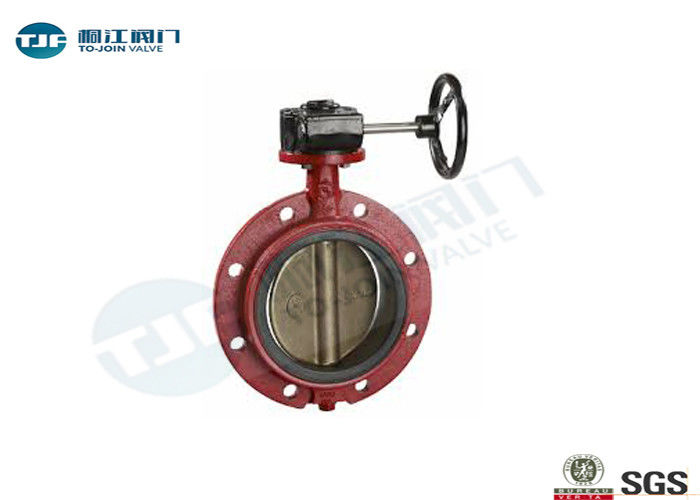 Ductile Iron Wafer Butterfly Valve Viton Lined Mono Flange Type ANSI 150 supplier