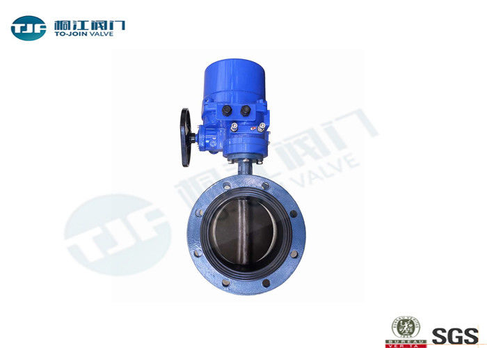 Flange Butterfly Valve with Electric Operated , EPDM Lined , PN 10 , WCB supplier