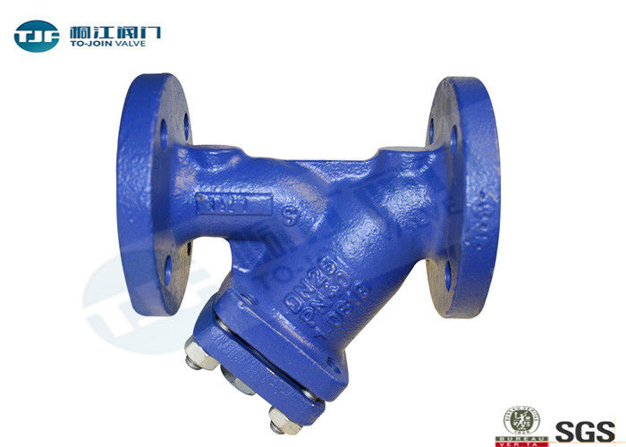 Flanged Y Strainer Valve Cast Steel Manual Operation Type ANSI B16.5 supplier