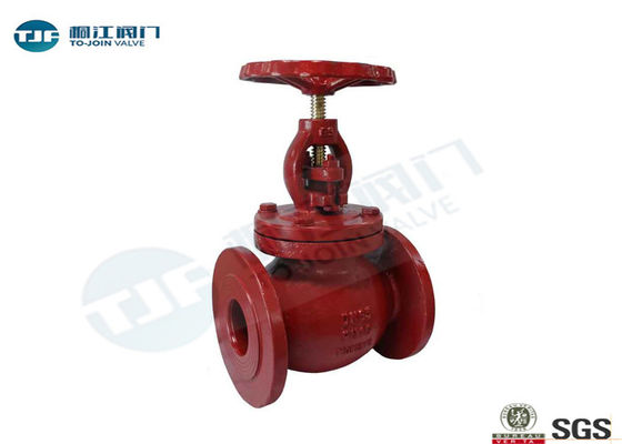 Ductile Iron Globe Valve BS 5152 PN 16 Bar Screw Lift Type With Flange Ends