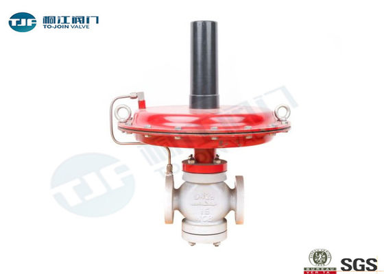 Self Operated Steam Pressure Regulator Valve ANSI Class 600 With Flange RF Ends