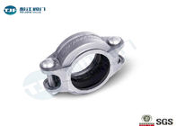 Flexible Grooved Pipe Coupling , 76M Stainless Steel Grooved Pipe Clamps supplier