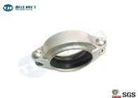 Flexible Grooved Pipe Coupling , 76M Stainless Steel Grooved Pipe Clamps supplier