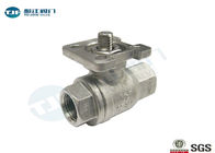 Direct Mount Threaded 2 Piece Ball Valve DIN 17745 For Chemical Industry supplier