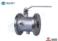Jacketed Industrial Ball Valve Direct - Mount One Piece Flanged DIN / ISO 5211 supplier