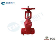 Grooved End Industrial Gate Valve PN16 Ductile Iron GGG40 Material Made supplier