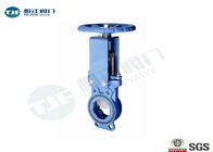 Through Conduit Industrial Gate Valve WCB / CF8M Made With Pneumatic Actuator supplier