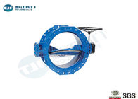 Double Flanged Double Offset Butterfly Valve For Chemical / HVAC Industry supplier