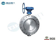 Stainless Triple Eccentric Butterfly Valve , Flanged End Metal Seated Butterfly Valves supplier