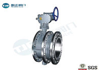 Stretch Type Turbine Driven Flanged Butterfly Valve Cast Steel Made supplier