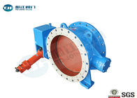 Flanged Butterfly Valve With Counter - Weight Hydraulic Control Check PN10 / PN16 supplier