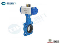 WCB Pneumatic Butterfly Valve PN 10 Class 150 For Air / Oil / Seawater supplier