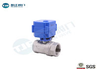 SUS304 Micro Electric Industrial Ball Valve NPT Or BSPT Threaded Type supplier
