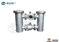 Fabricated Offset Stainless Steel Duplex Type Strainer With Flange PN 16 Bar supplier