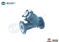  Y Strainer Valve , PTFE Lined Carbon Steel Flanged Y Type Strainer supplier