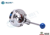Butt - Weld Stainless Steel Sanitary Valves DN15 - DN300 With Pull Handle supplier