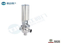 Double Seat Stainless Steel Sanitary Valves / Mixproof Valve ANSI 316L PN 10 Bar supplier