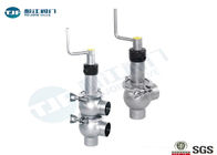 Food Industry Stainless Steel Sanitary Valves ANSI 304L DN50 With EPDM Seals supplier