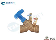 Copper Static Balancing Valve Thread Ends Type For Heating And Cooling System supplier