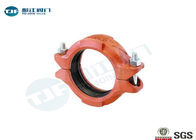 Ductile Iron Grooved Pipe Coupling DN20 - DN300 For Building Pipeline supplier