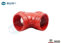 ASTM A536 Ductile Iron Grooved Fittings DN50 - DN300 With Lead Free Coating supplier