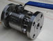 Silver Industrial Ball Valve Flange Soft Seal Floating Ball Valve 316L Pipeline