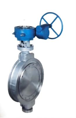 SS304 Three Eccentric Butterfly Valve Multi Level Metal Hard Seal Butterfly Valve