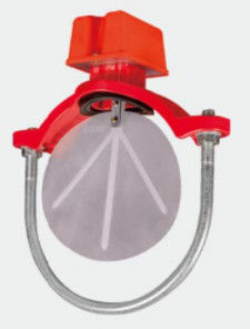 Impeller Type Fire Valve Water Flow Indicator Alarm Saddle Type